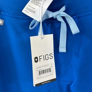 Figs royal blue jogger scrub pants
